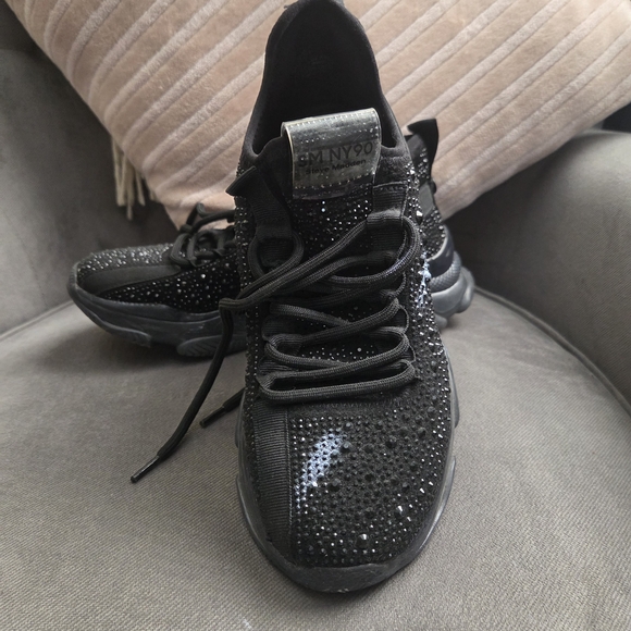 Steve Madden Shoes - Steve Madden Black Glitter Sneakers